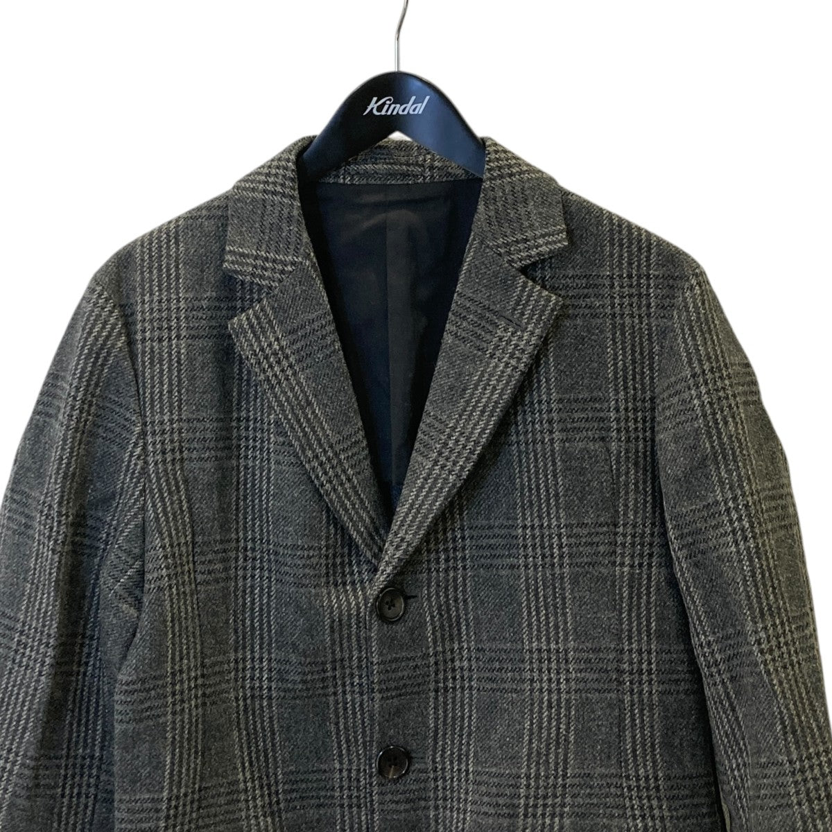 MARGARET HOWELL×LOVAT グレンチェックツイードジャケット579-0220609 古着・中古-2枚目のアイテム画像