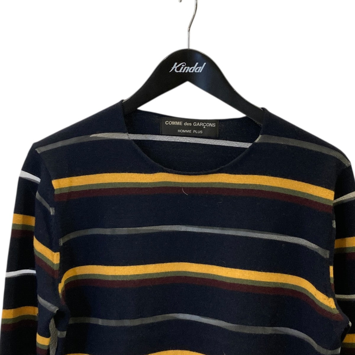 COMME des GARCONS HOMME PLUS AD2004ボーダーニットPN-N007 古着・中古-2枚目のアイテム画像
