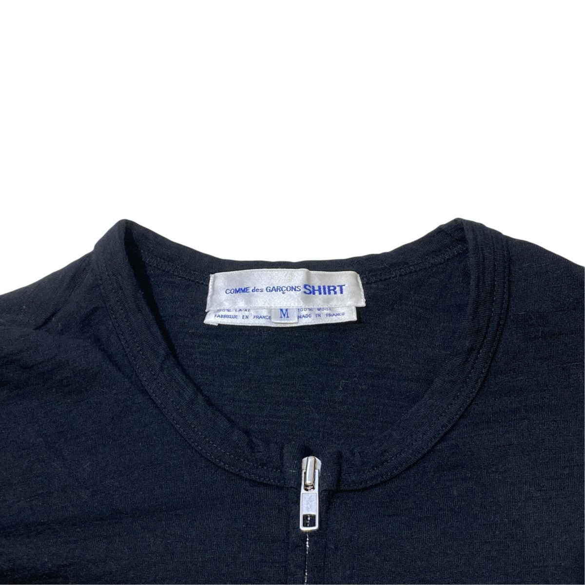 COMME des GARCONS SHIRT フランス製 パッチワークジップカーディガンジップカーディガン 古着・中古-4枚目のアイテム画像