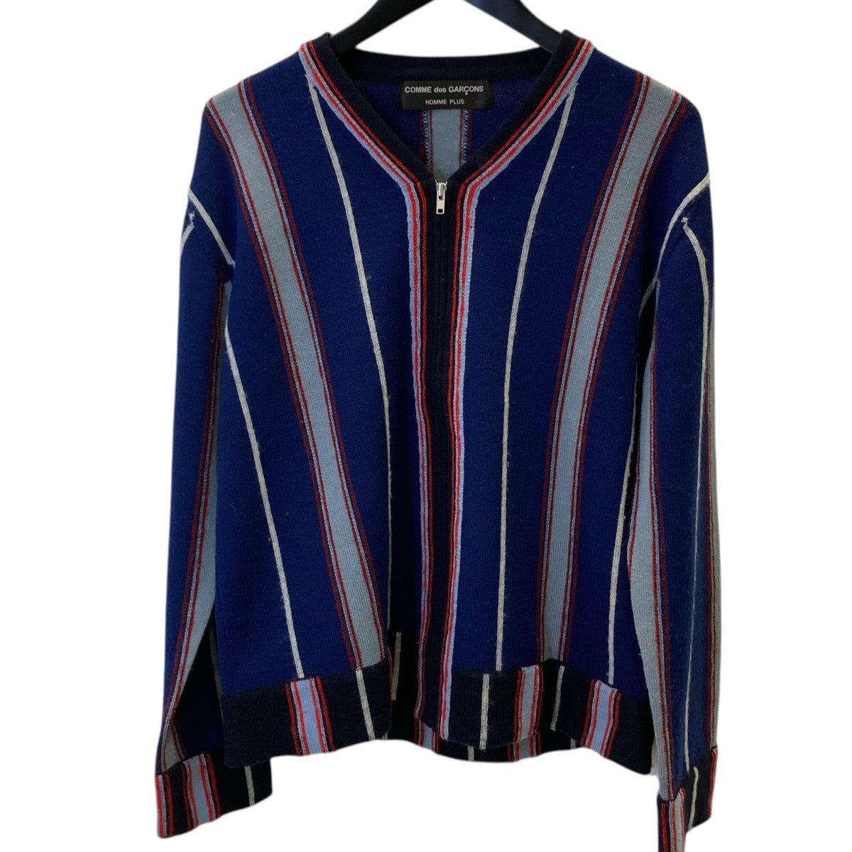 COMME des GARCONS HOMME PLUS AD2000ジップカーディガンPN-040120 古着・中古-1枚目のアイテム画像