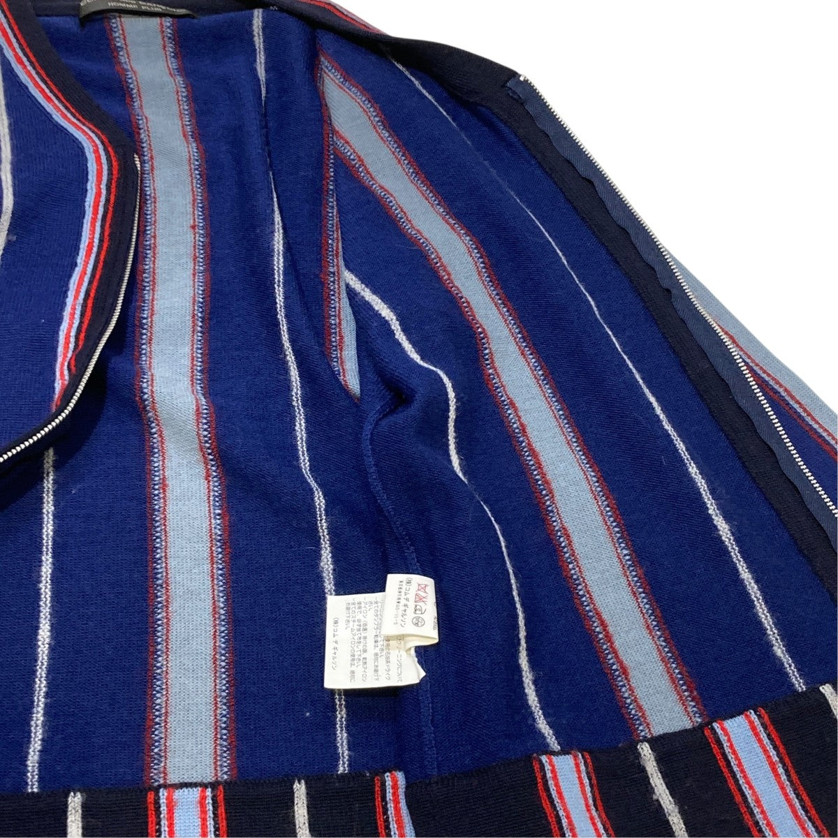 COMME des GARCONS HOMME PLUS AD2000ジップカーディガンPN-040120 古着・中古-7枚目のアイテム画像