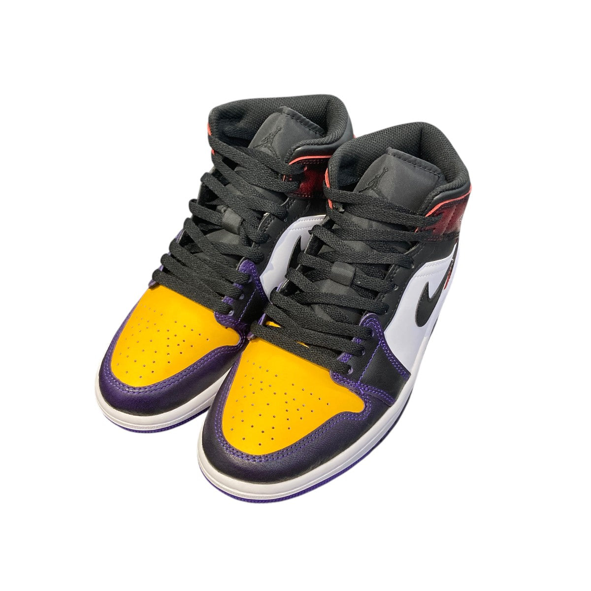 26SSJORDAN BRAND AIR JORDAN 1 MID SE TRUE RED BLACK-WHITE-COURT PURPLEハイカットスニーカーIQ9383-611