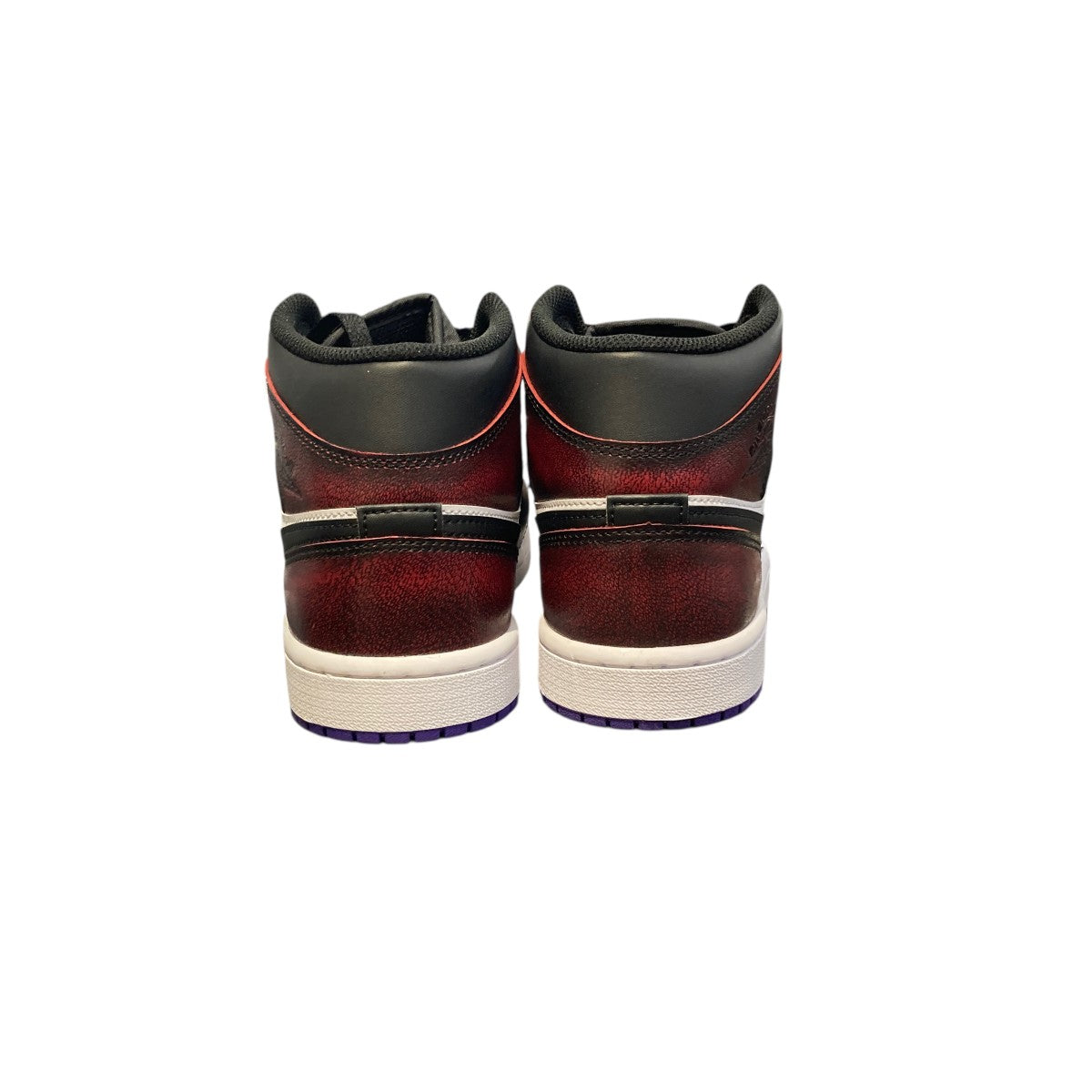 26SSJORDAN BRAND AIR JORDAN 1 MID SE TRUE RED BLACK-WHITE-COURT PURPLEハイカットスニーカーIQ9383-611