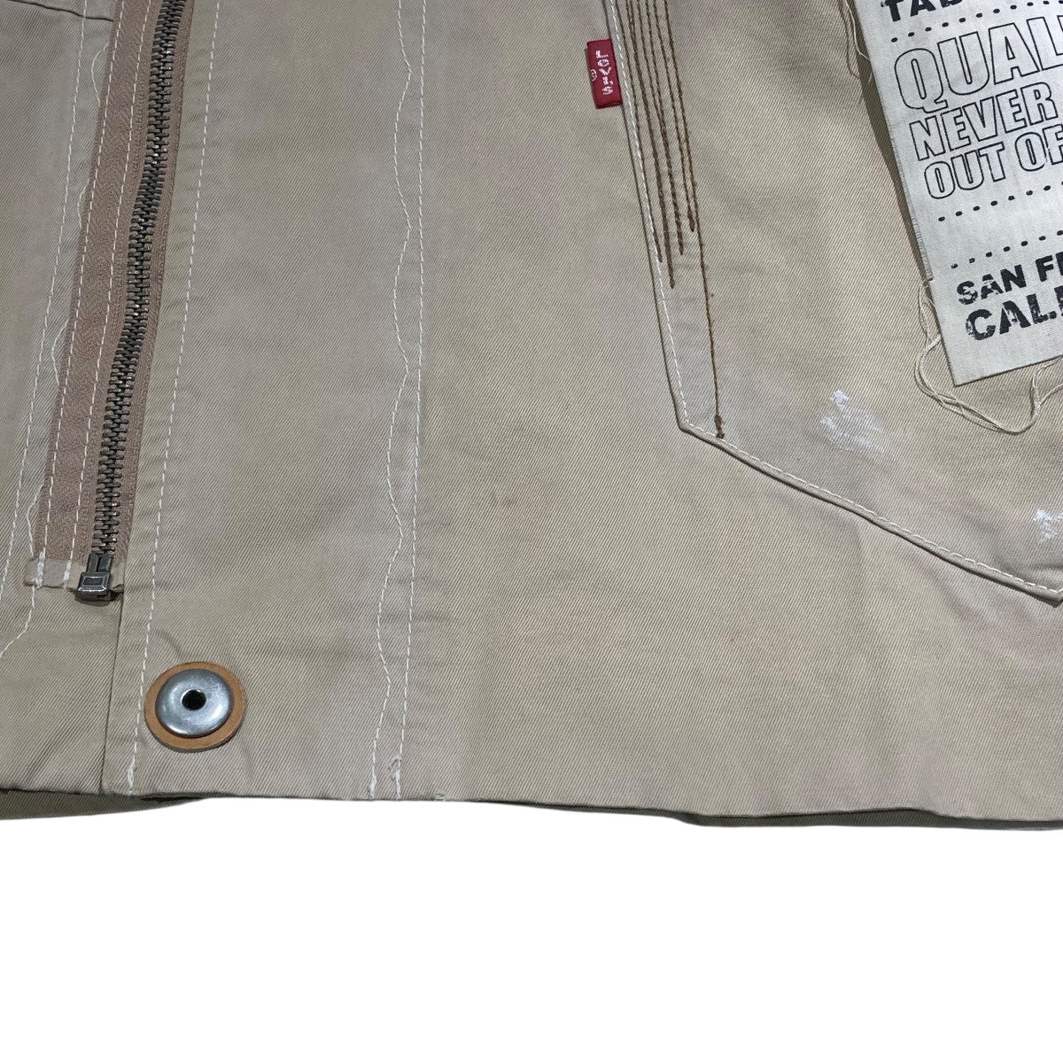 LEVI’S ペンキ加工 ジップワークジャケット 古着・中古-5枚目のアイテム画像