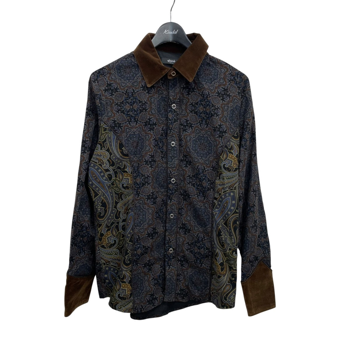 Oriental western SH総柄シャツGB0321/SH03