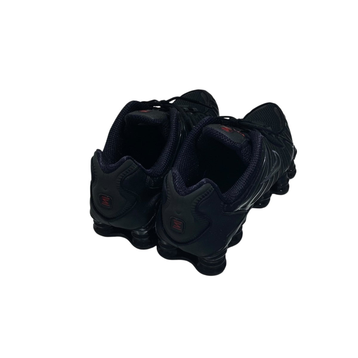 NIKE SHOX TL BLACK BLACK-MTLC HEMATITE-MAX ORANGEスニーカーAV3595-002 古着・中古-2枚目のアイテム画像