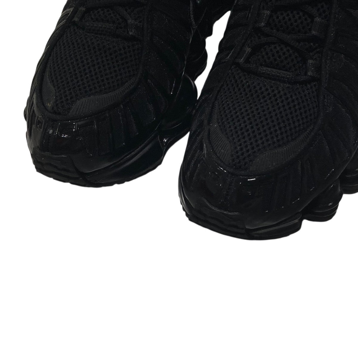 NIKE SHOX TL BLACK BLACK-MTLC HEMATITE-MAX ORANGEスニーカーAV3595-002 古着・中古-3枚目のアイテム画像