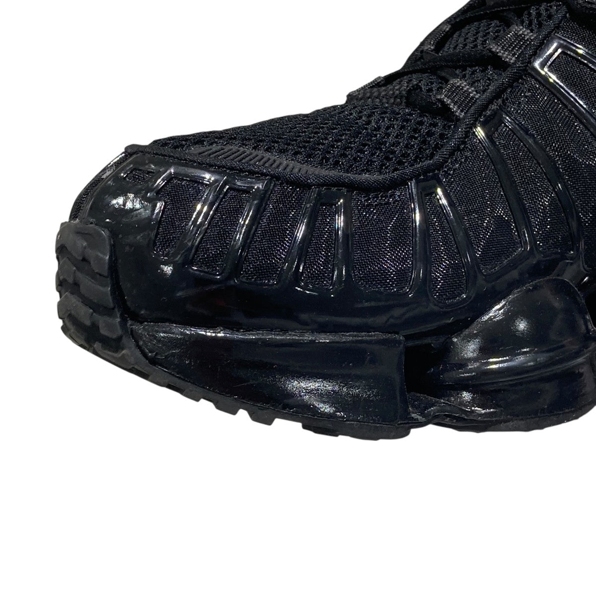 NIKE SHOX TL BLACK BLACK-MTLC HEMATITE-MAX ORANGEスニーカーAV3595-002 古着・中古-8枚目のアイテム画像