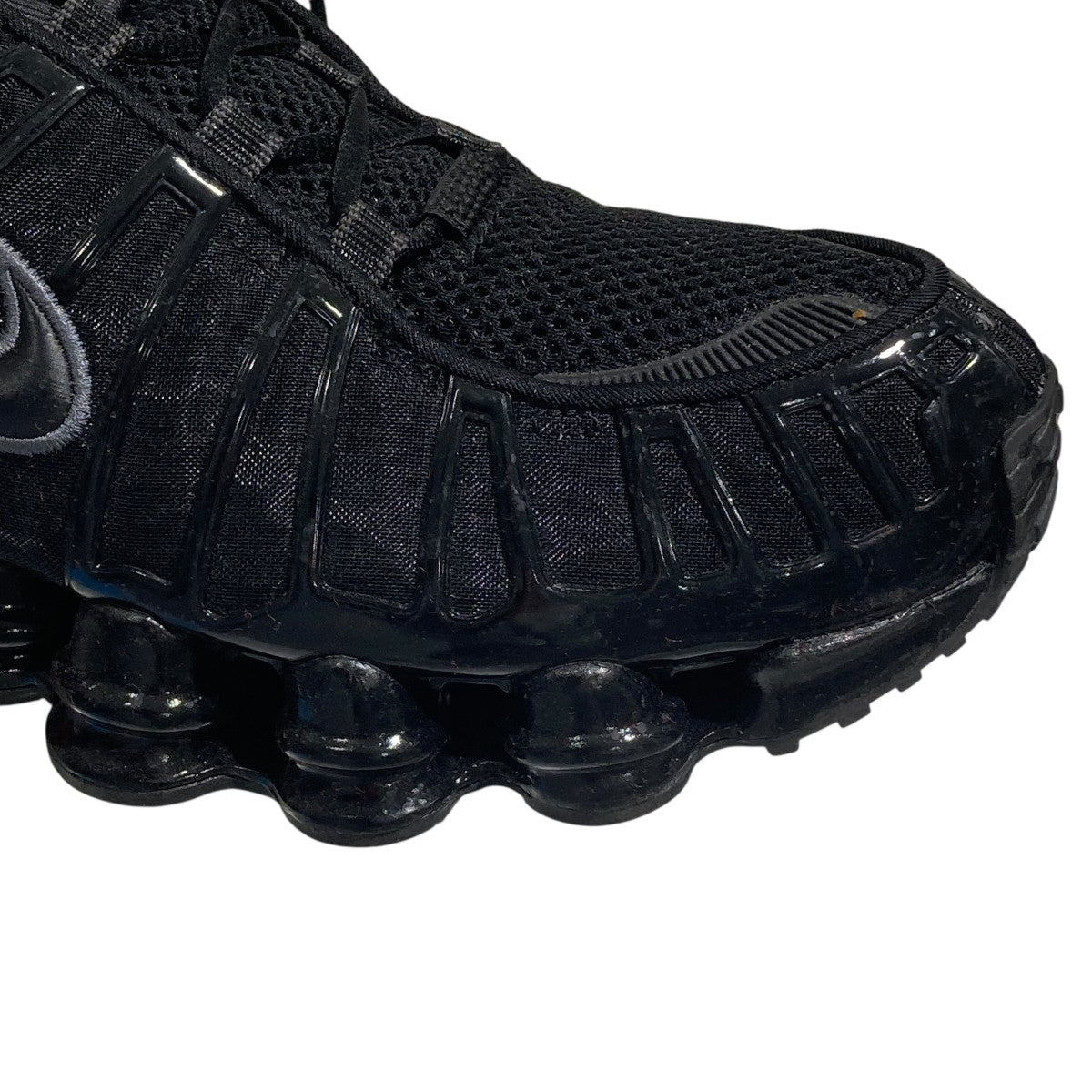 NIKE SHOX TL BLACK BLACK-MTLC HEMATITE-MAX ORANGEスニーカーAV3595-002 古着・中古-9枚目のアイテム画像
