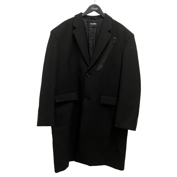 N*E様 RAF SIMONS チェスターコート サイズ48 RAF SIMONS(ラフシモンズ) 19SSクラシックビッグロング ブルースカーフ