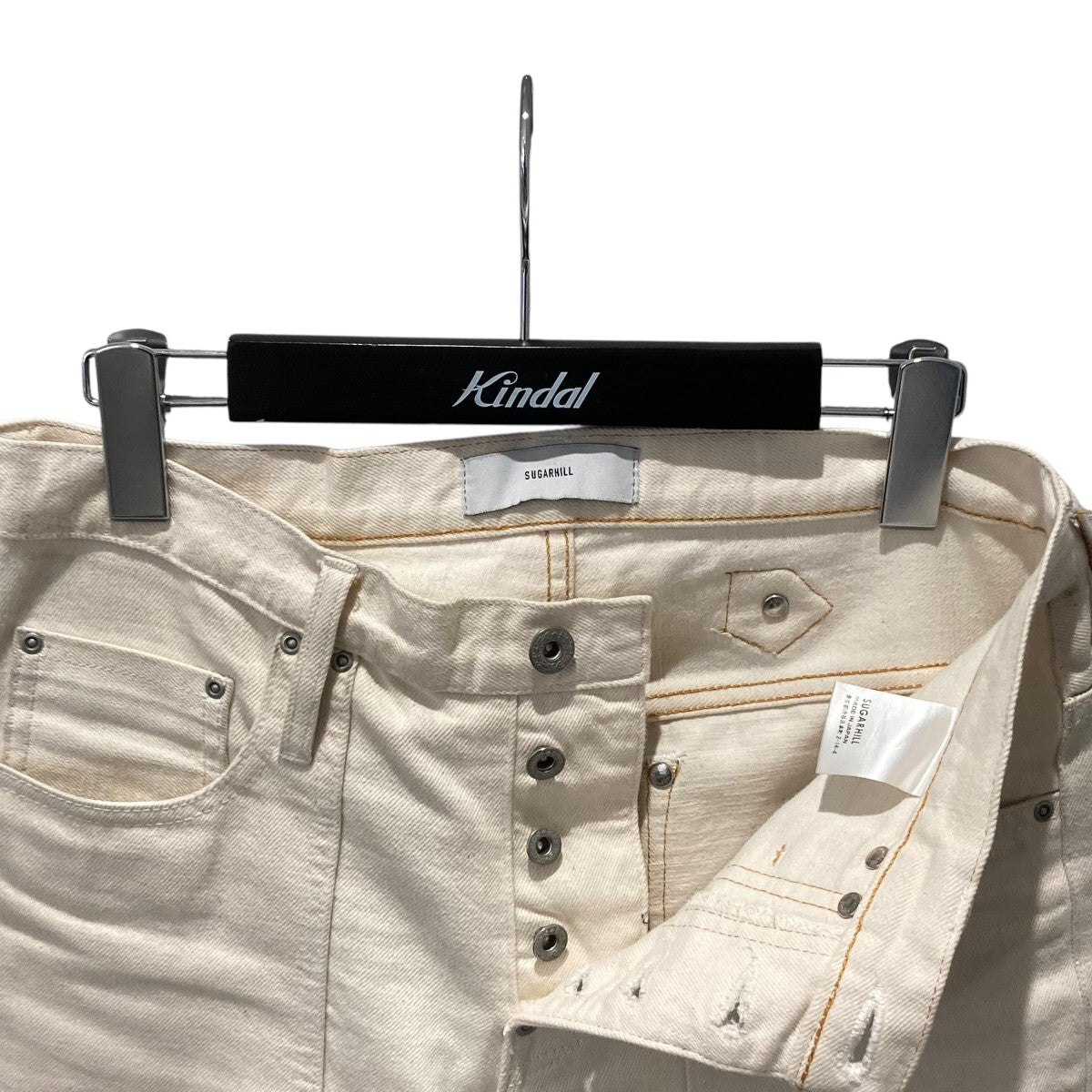 パンツ Sugarhill 21ss double knee bell bottom SUGARHILL(シュガーヒル) 21SSWASHED DOUBLE KNEE BELL BOTTOM PANTS