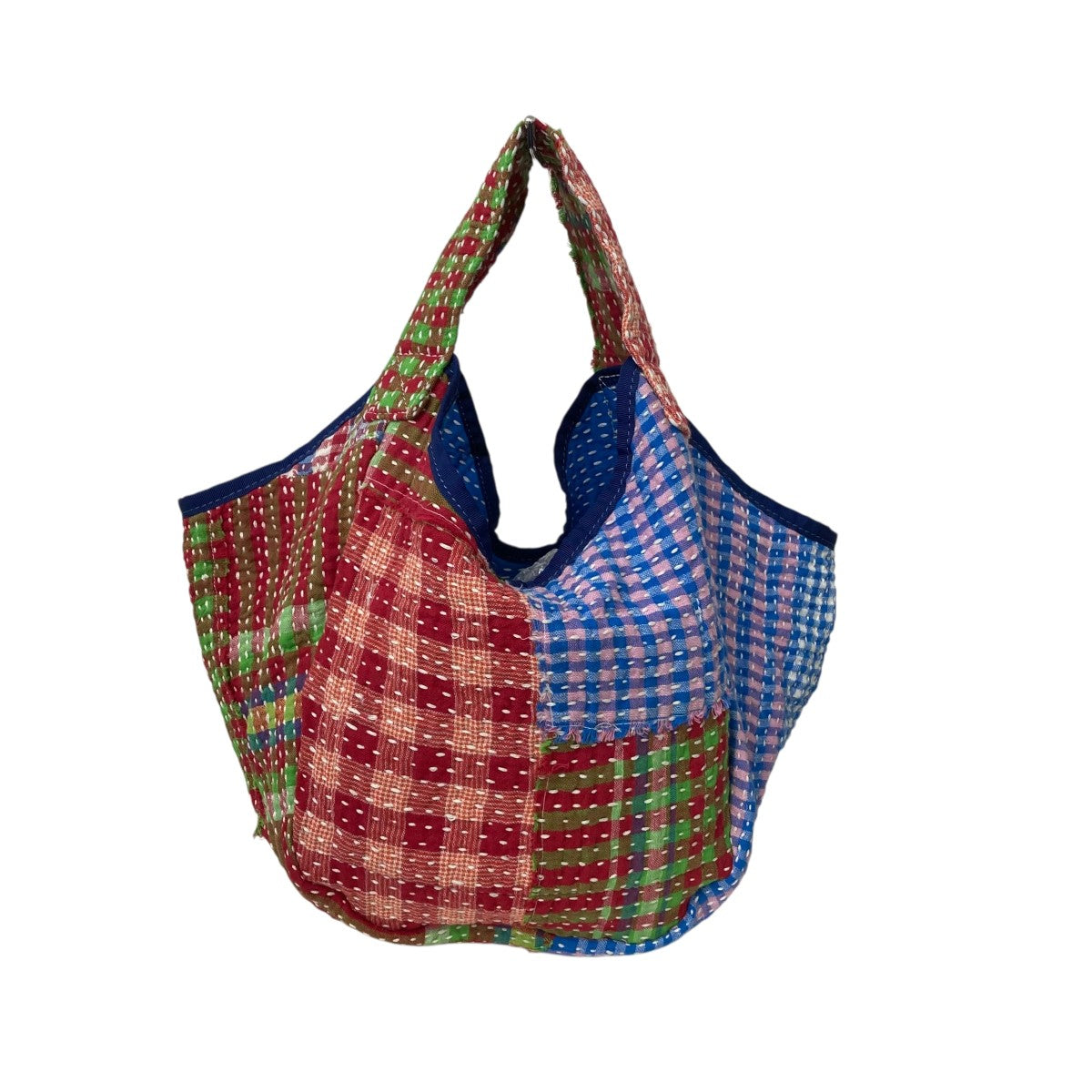 TAO COMME des GARCONS 刺し子ハンドバッグTN-K201 古着・中古-1枚目のアイテム画像