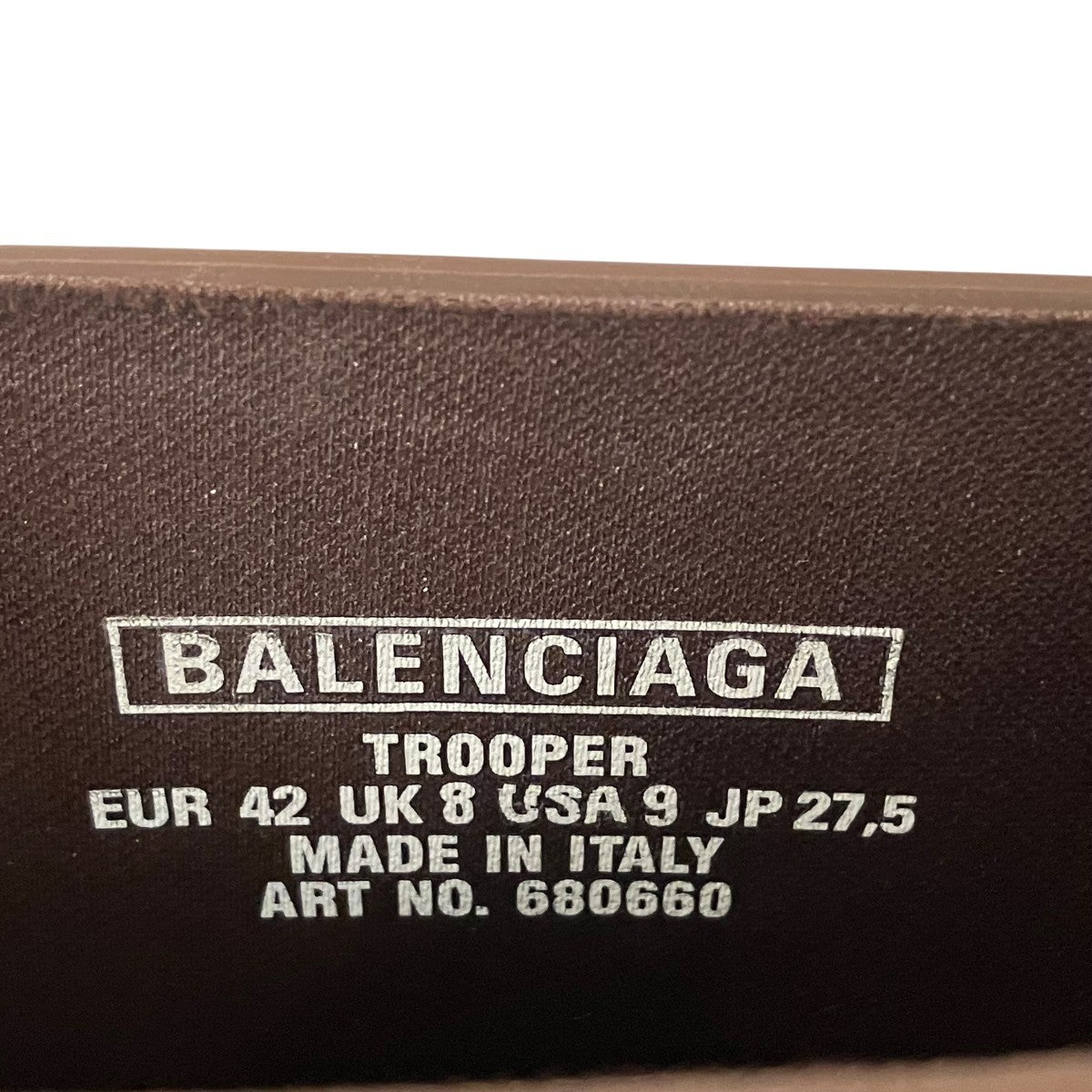 BALENCIAGA TROOPER RUBBER BOOTブーツ680660 古着・中古-10枚目のアイテム画像
