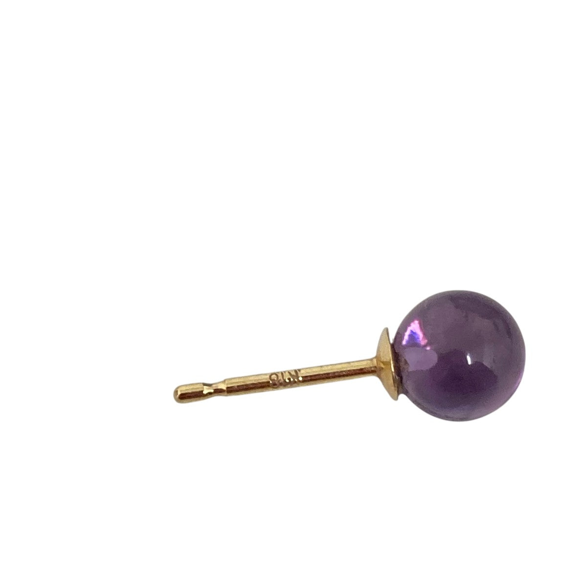 MYLAN Sphere Chain Earrings Amethystピアス 古着・中古-3枚目のアイテム画像