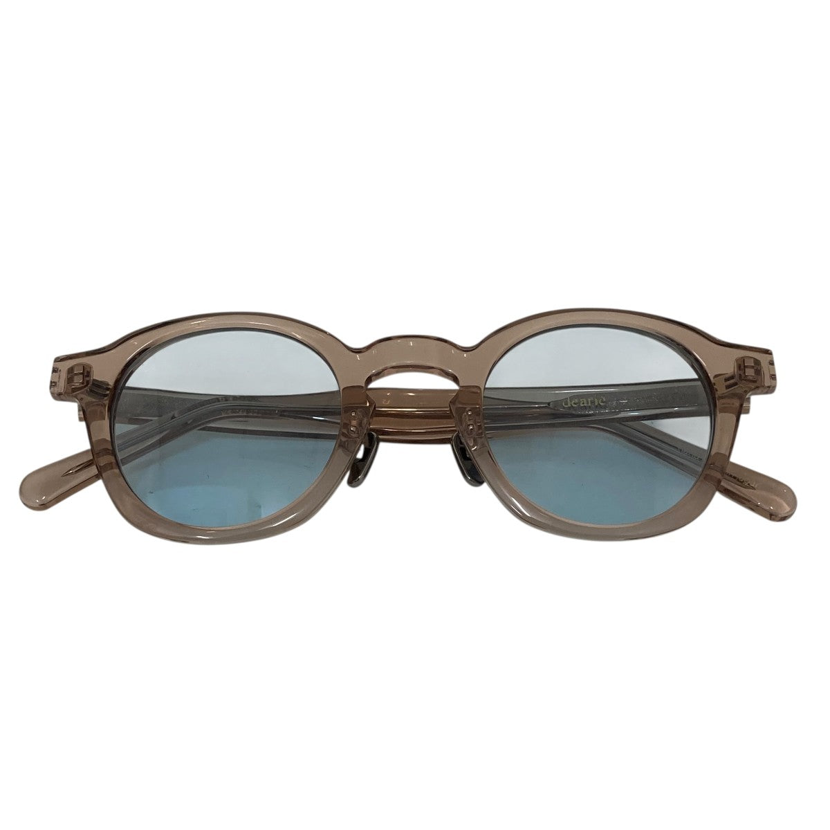 KEARNEY Clear Brown - Lt．Blue Greenサングラス 古着・中古-2枚目のアイテム画像