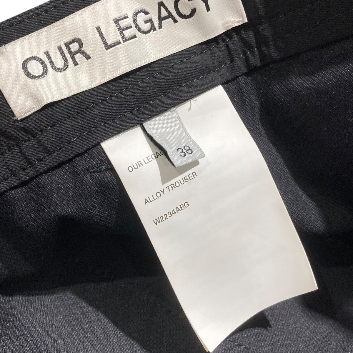 OUR LEGACY ALLOY TROUSERカーゴパンツW2234ABG 古着・中古-6枚目のアイテム画像