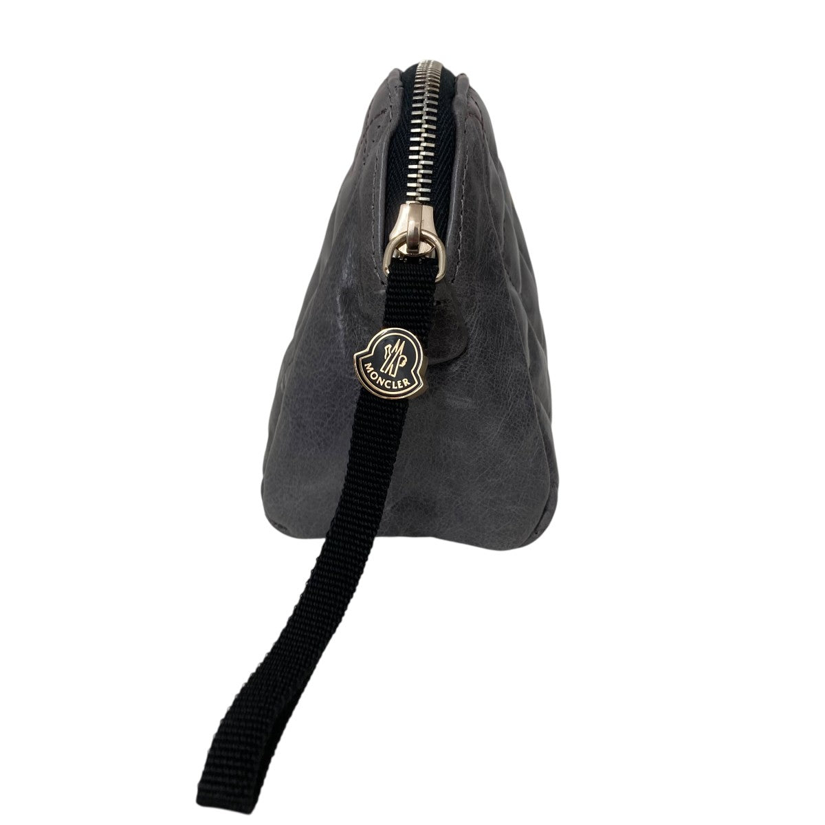 MONCLER(モンクレール) レザーキルティングポーチ 4209A6003110 グレー