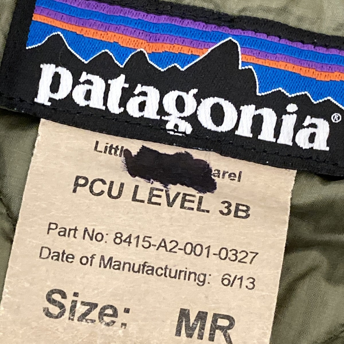 PCU Level 3B Jacketジャケット8415-A2-001-0327