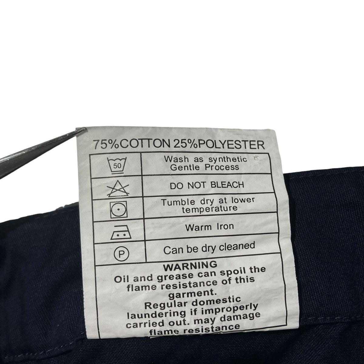 ROYAL NAVY TROUSERS COMBAT NAVY BLUE FR PSパンツ8415-99-280-2677 古着・中古-7枚目のアイテム画像