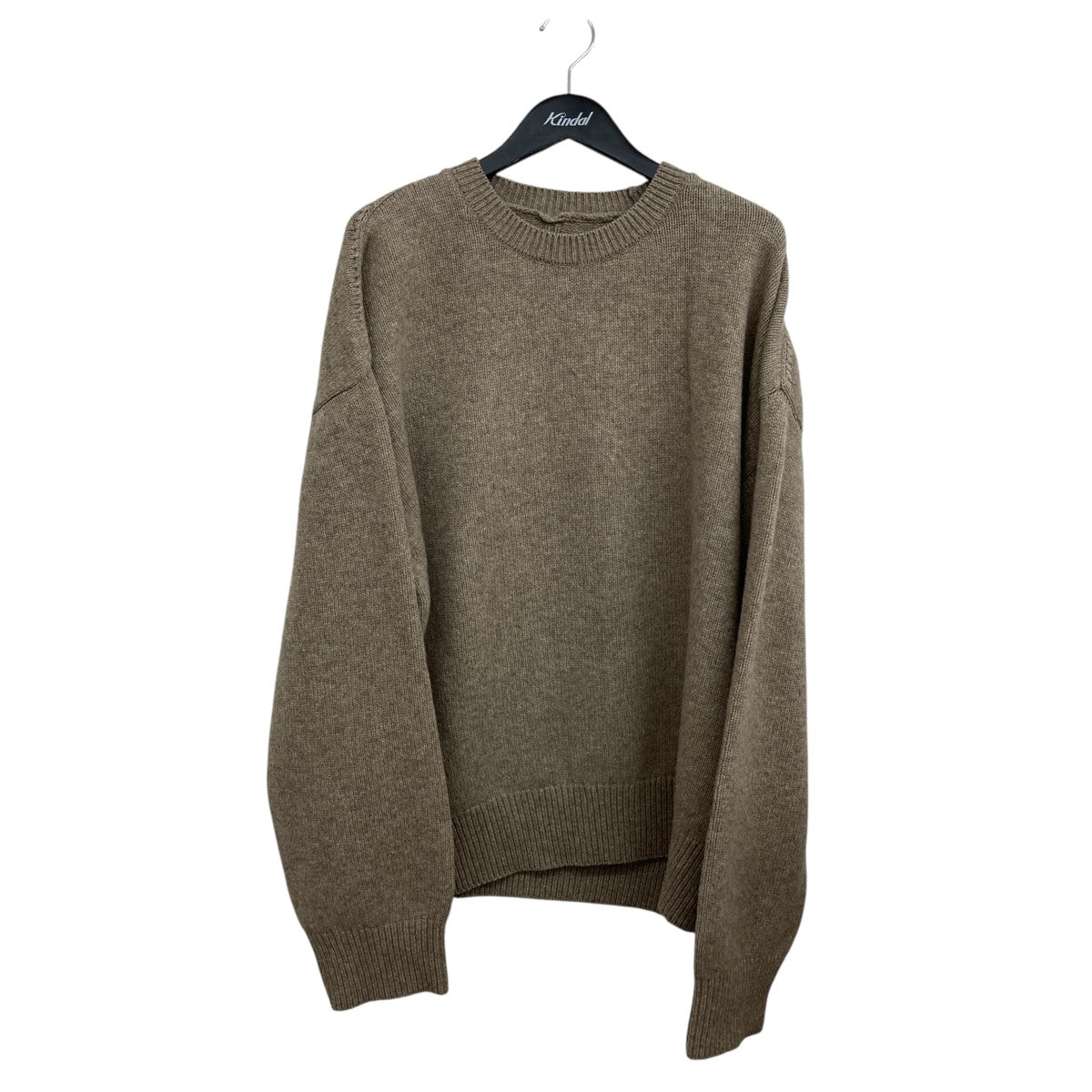 EX FINE LAMBS CREW NECK KNIT LSニットst.691