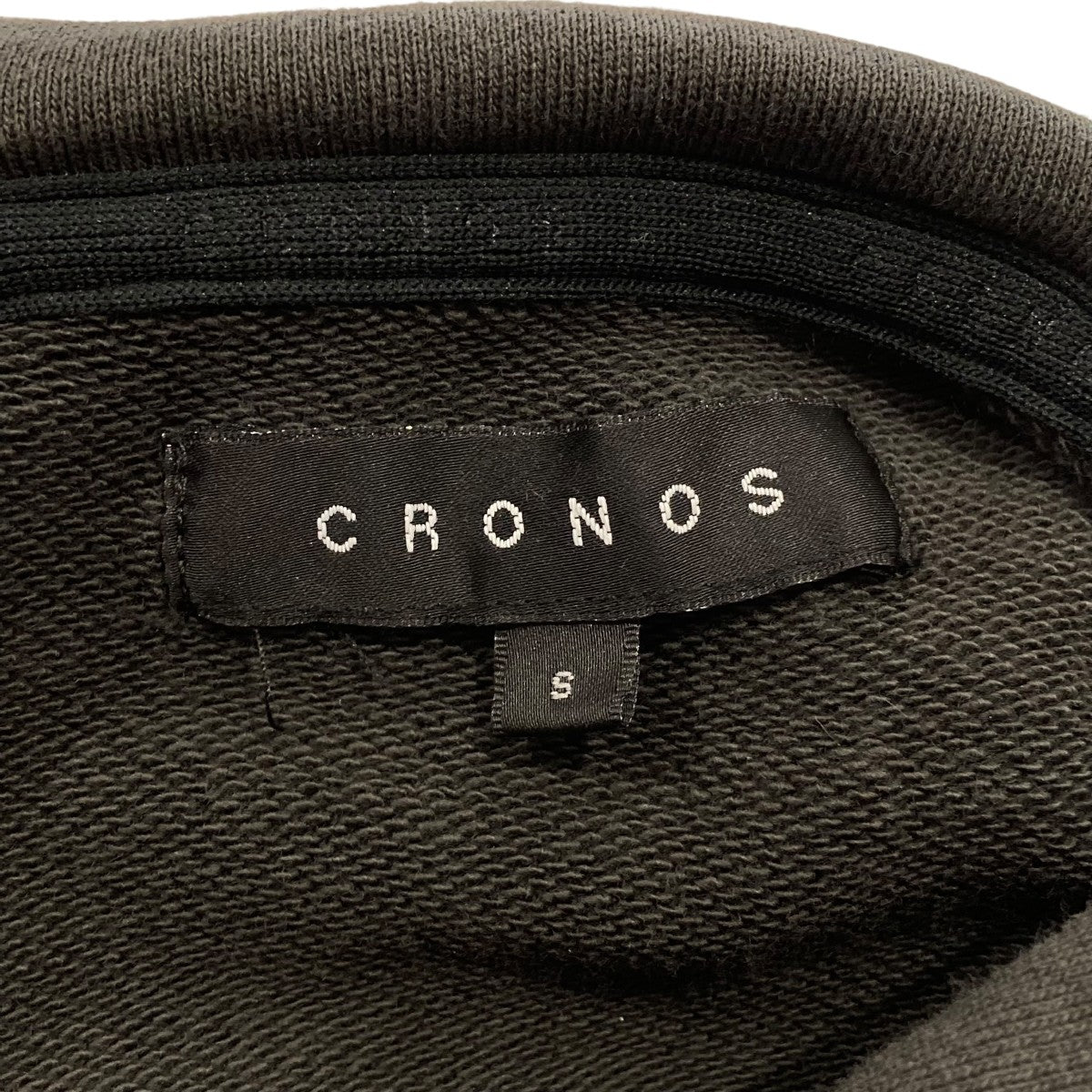 CRONOS ロゴ刺繍パーカー フーディーc12-pk-2527st 古着・中古-5枚目のアイテム画像