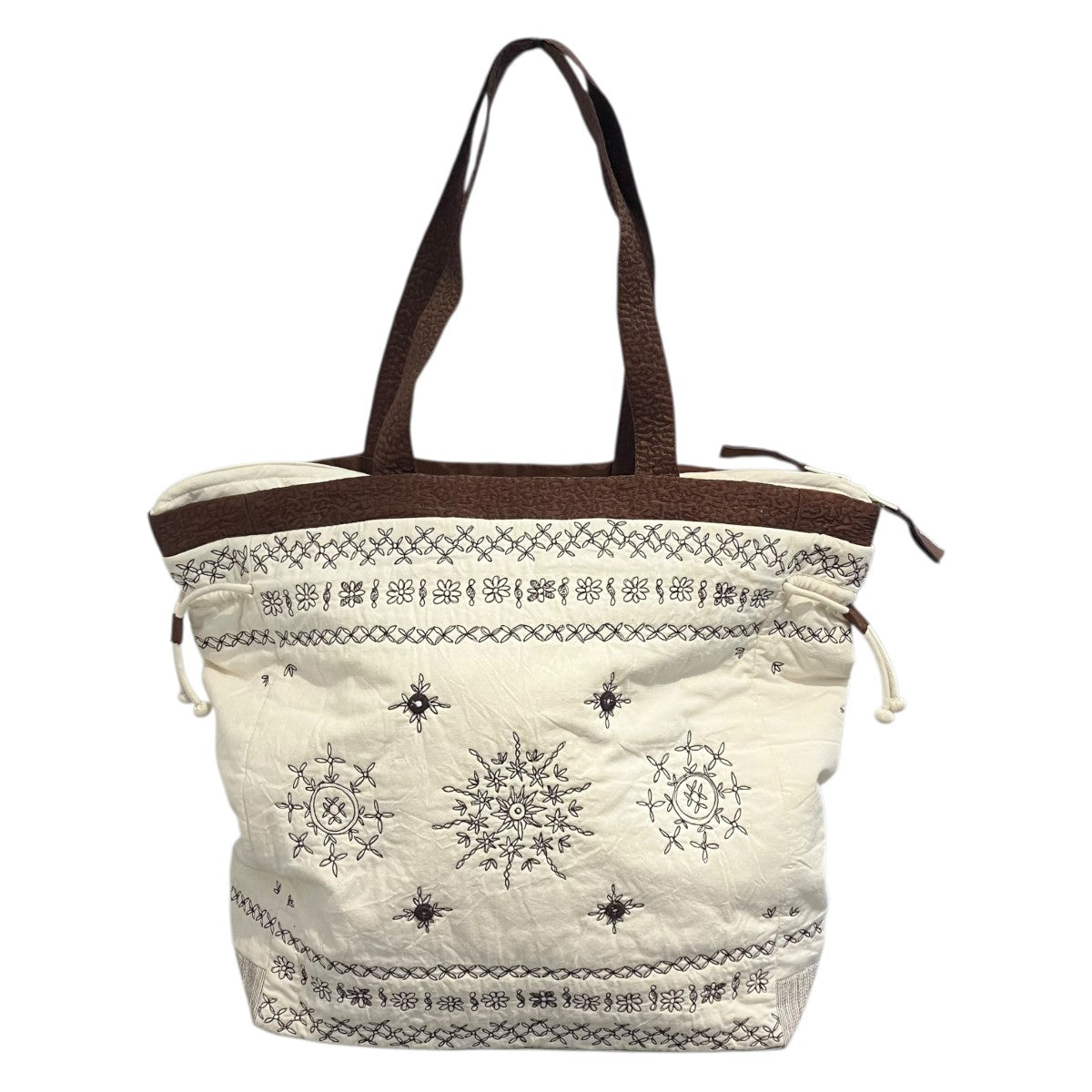 TAMASHA ISSEY MIYAKE 刺繍バッグ 雪の結晶トートバッグ 古着・中古-1枚目のアイテム画像