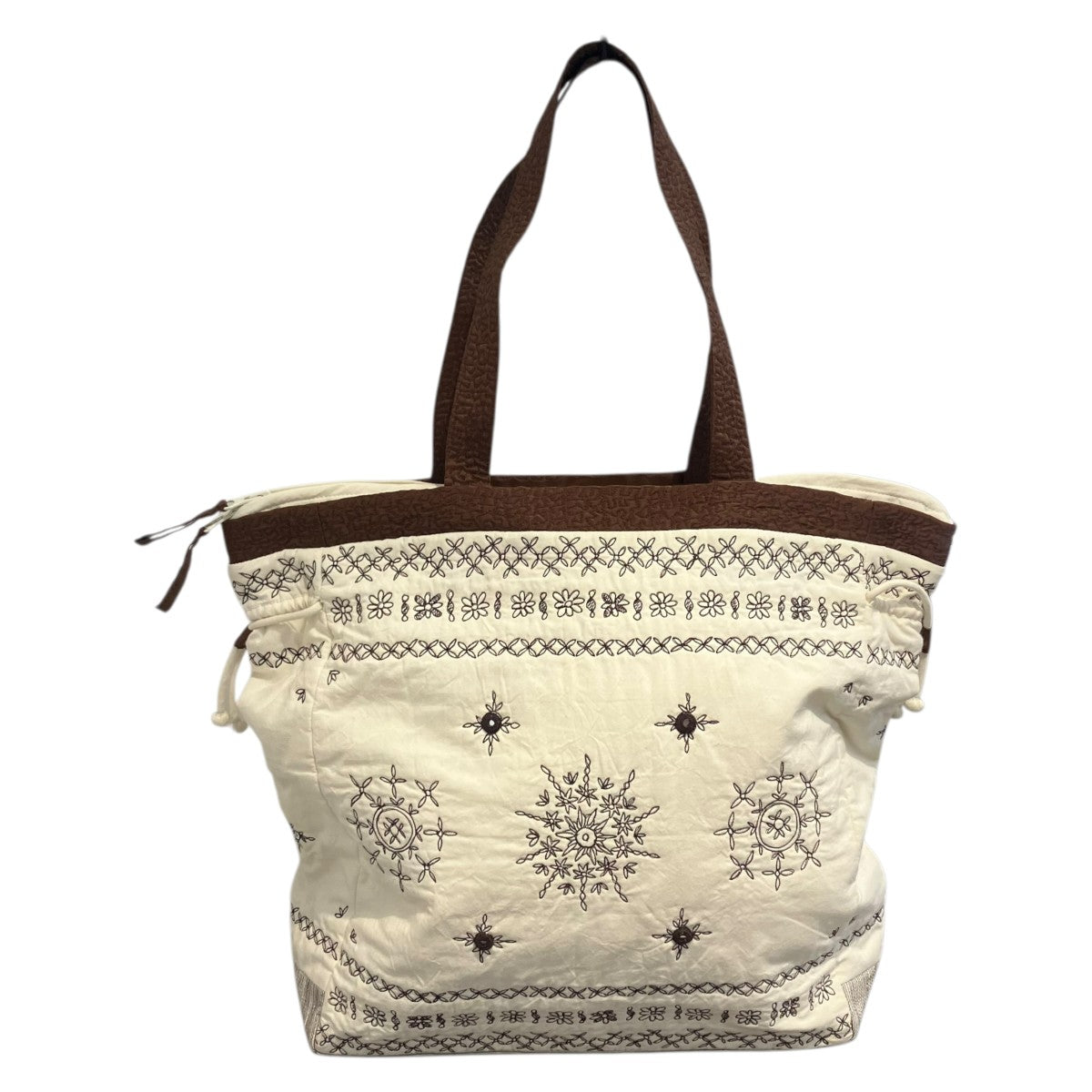 TAMASHA ISSEY MIYAKE 刺繍バッグ 雪の結晶トートバッグ 古着・中古-2枚目のアイテム画像