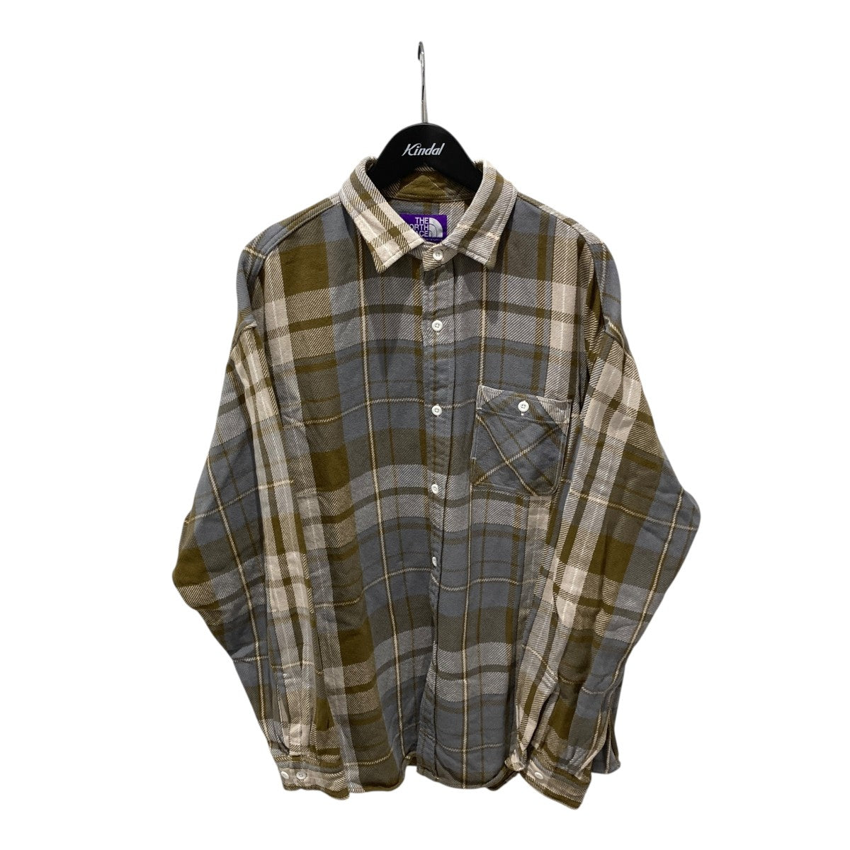 THE NORTHFACE PURPLELABEL Flannel Plaid Field Shirt長袖チェックシャツn25fg097 古着・中古-1枚目のアイテム画像