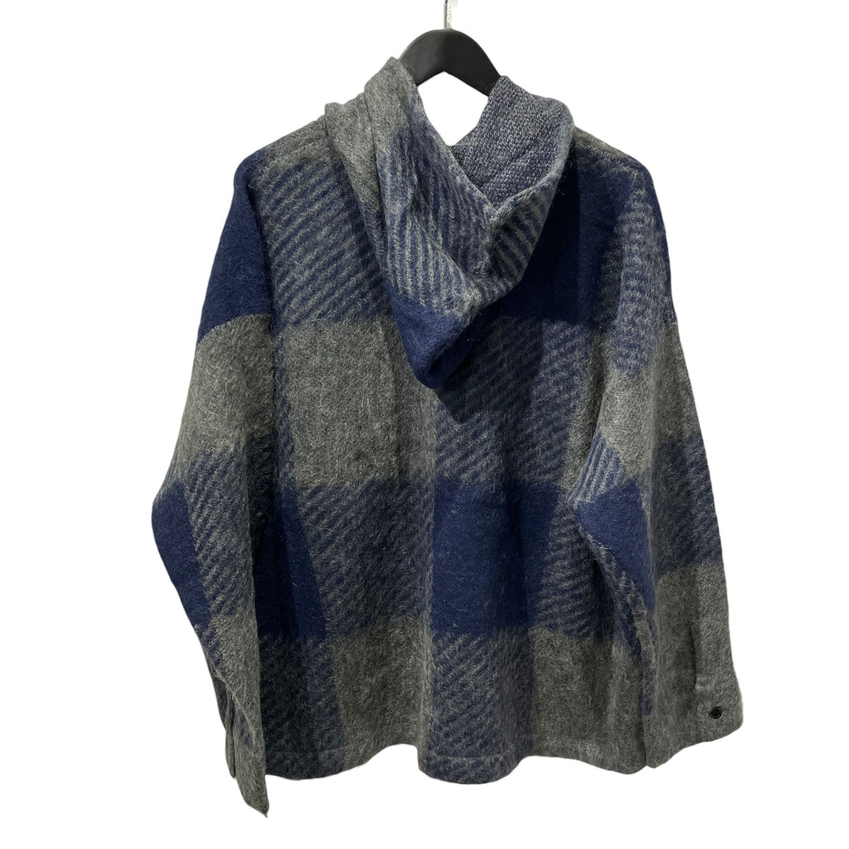 MOHAIR HOODED SHIRT JACKETニットフーディーs25fa029