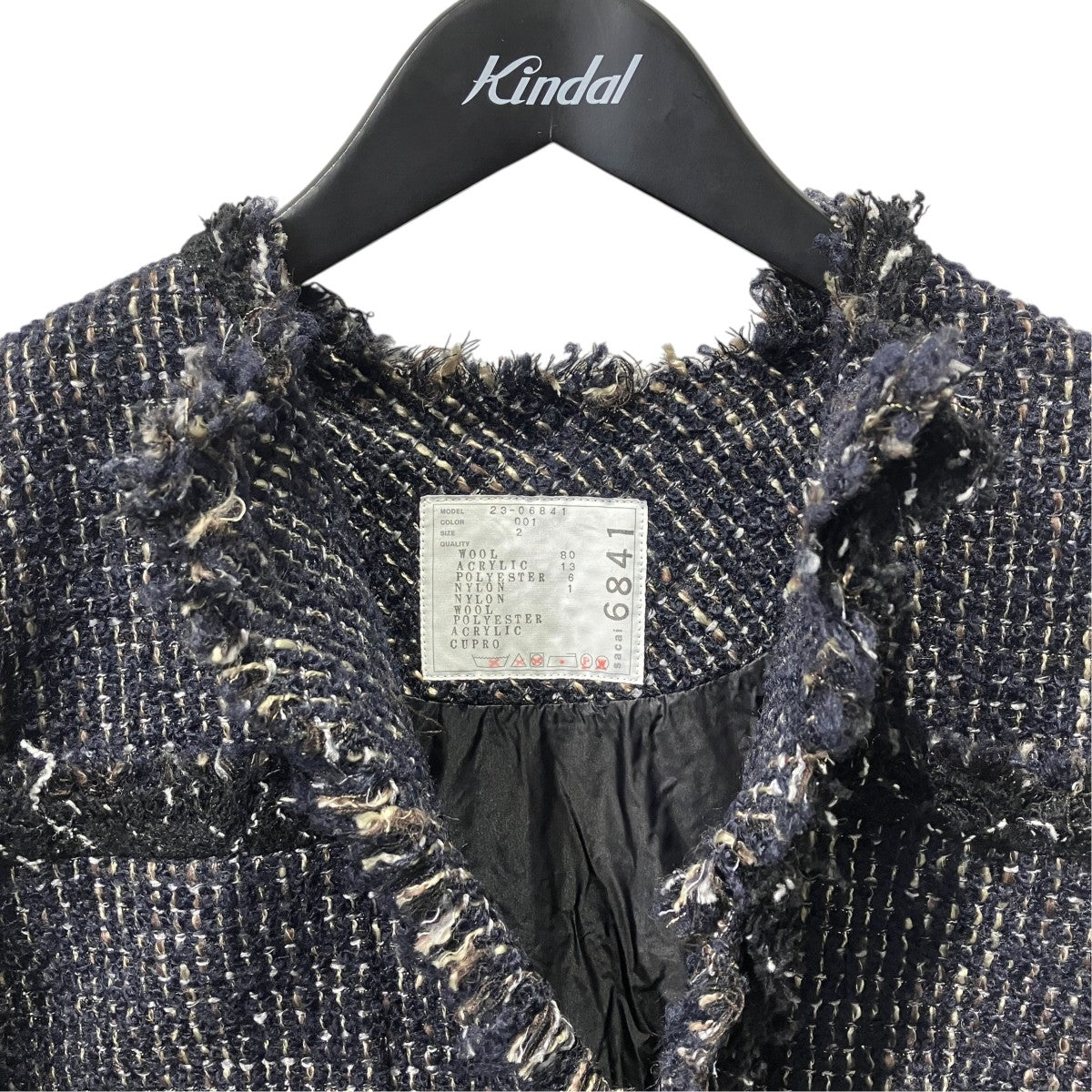 Tweed Padded Jacketダウンジャケット23-06841