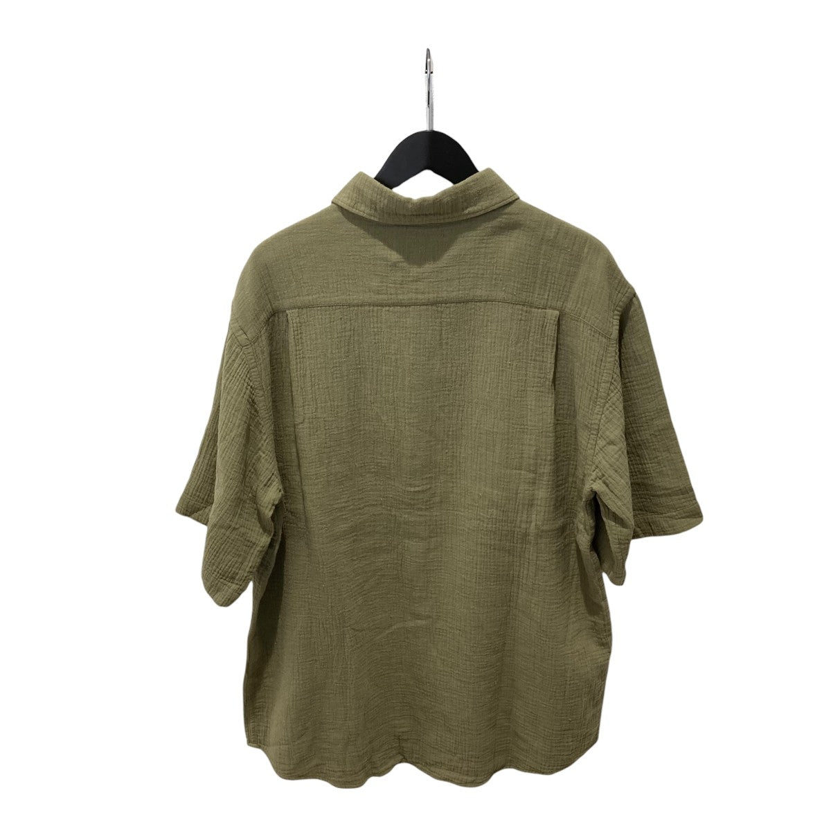 ROLD SKOV PURE SHIRT SEAWEED GREEN半袖シャツ 古着・中古-2枚目のアイテム画像
