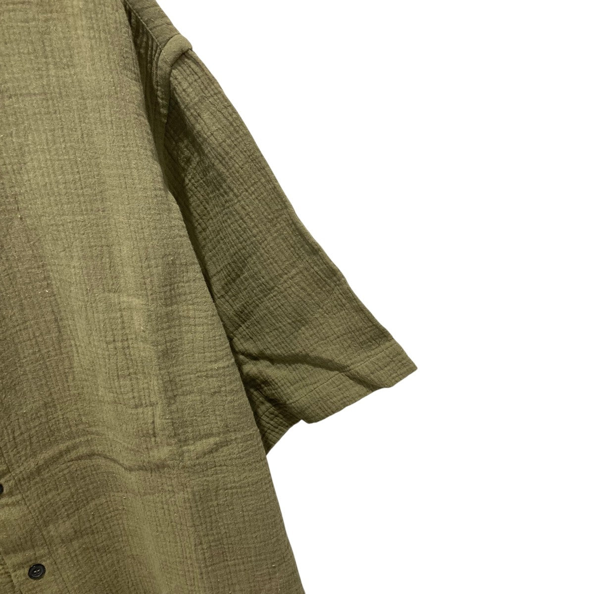 ROLD SKOV PURE SHIRT SEAWEED GREEN半袖シャツ 古着・中古-4枚目のアイテム画像