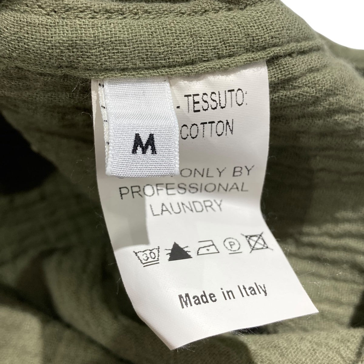 ROLD SKOV PURE SHIRT SEAWEED GREEN半袖シャツ 古着・中古-6枚目のアイテム画像