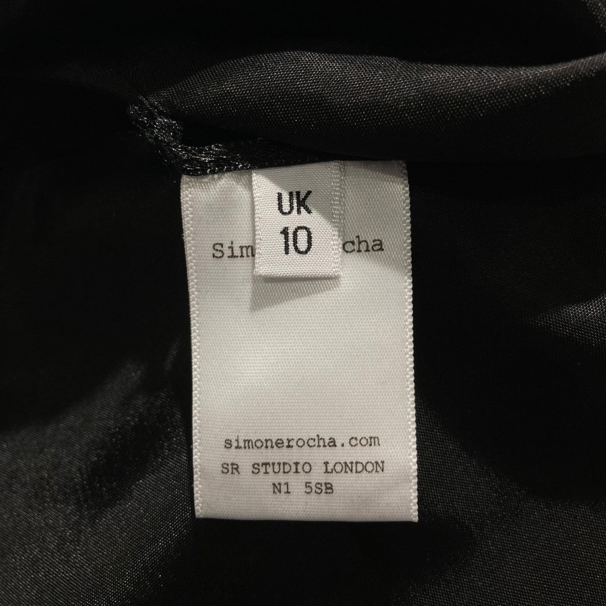 Simone Rocha RUFFLED BLOUSEビジュー ジャガード ノースリーブカットソー 古着・中古-5枚目のアイテム画像