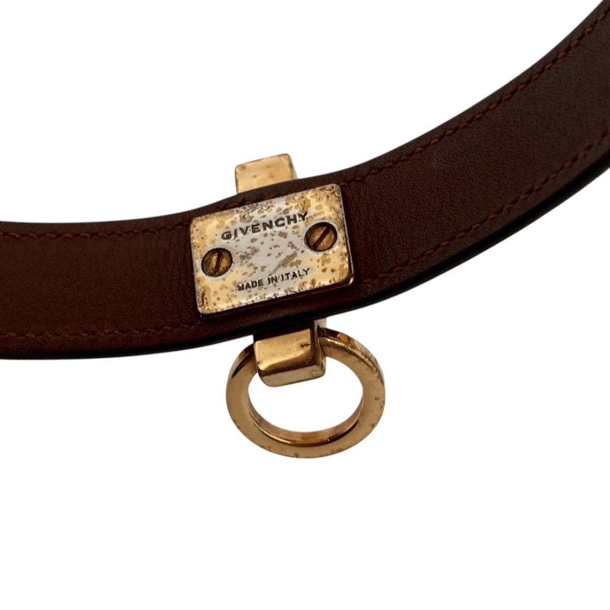 GIVENCHY OBSEDIA LEATHER BRACELETレザーブレスレット 古着・中古-3枚目のアイテム画像