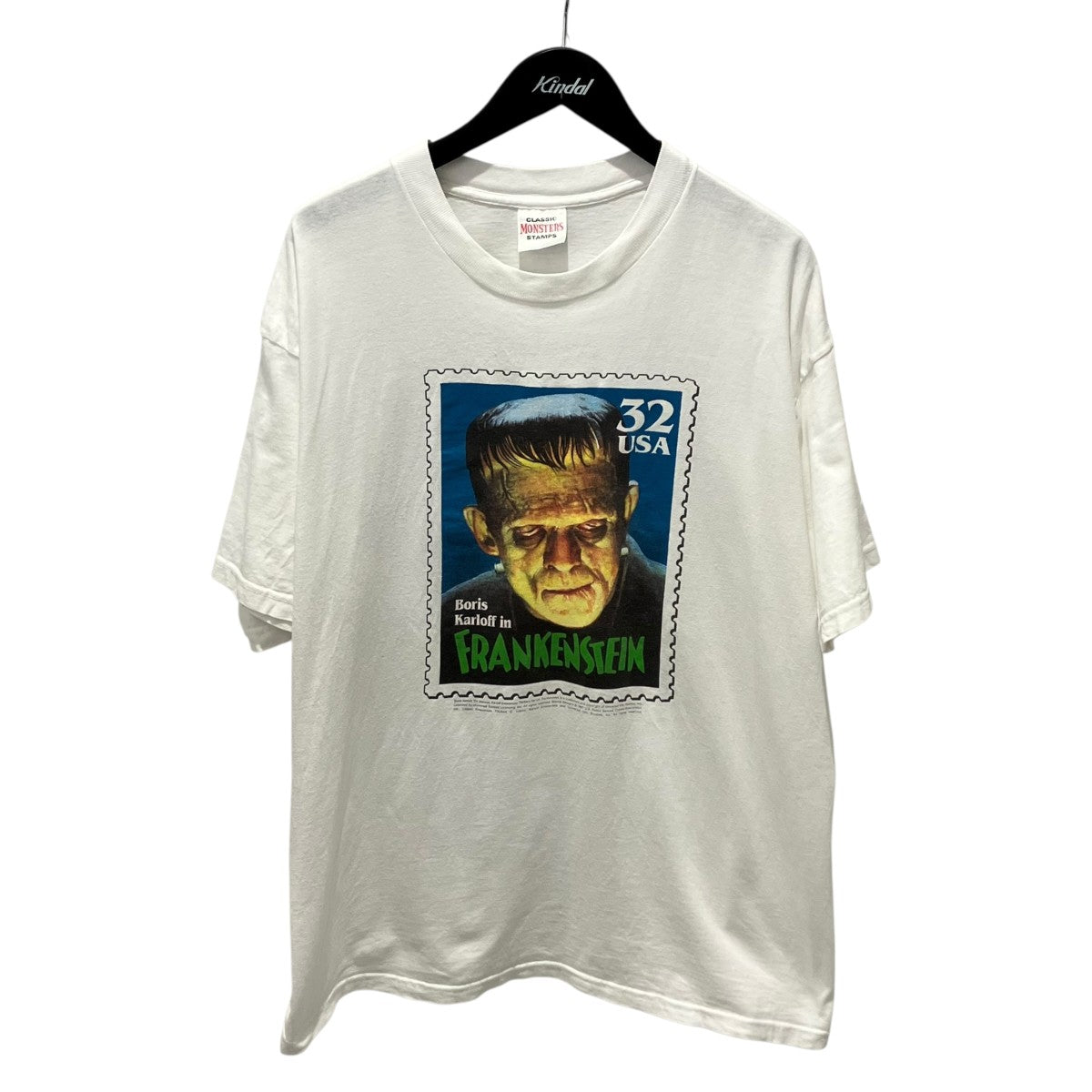 CLASSIC MONSTERS STAMPS 90s USA製 FRANKENSTEINTシャツ 古着・中古-1枚目のアイテム画像
