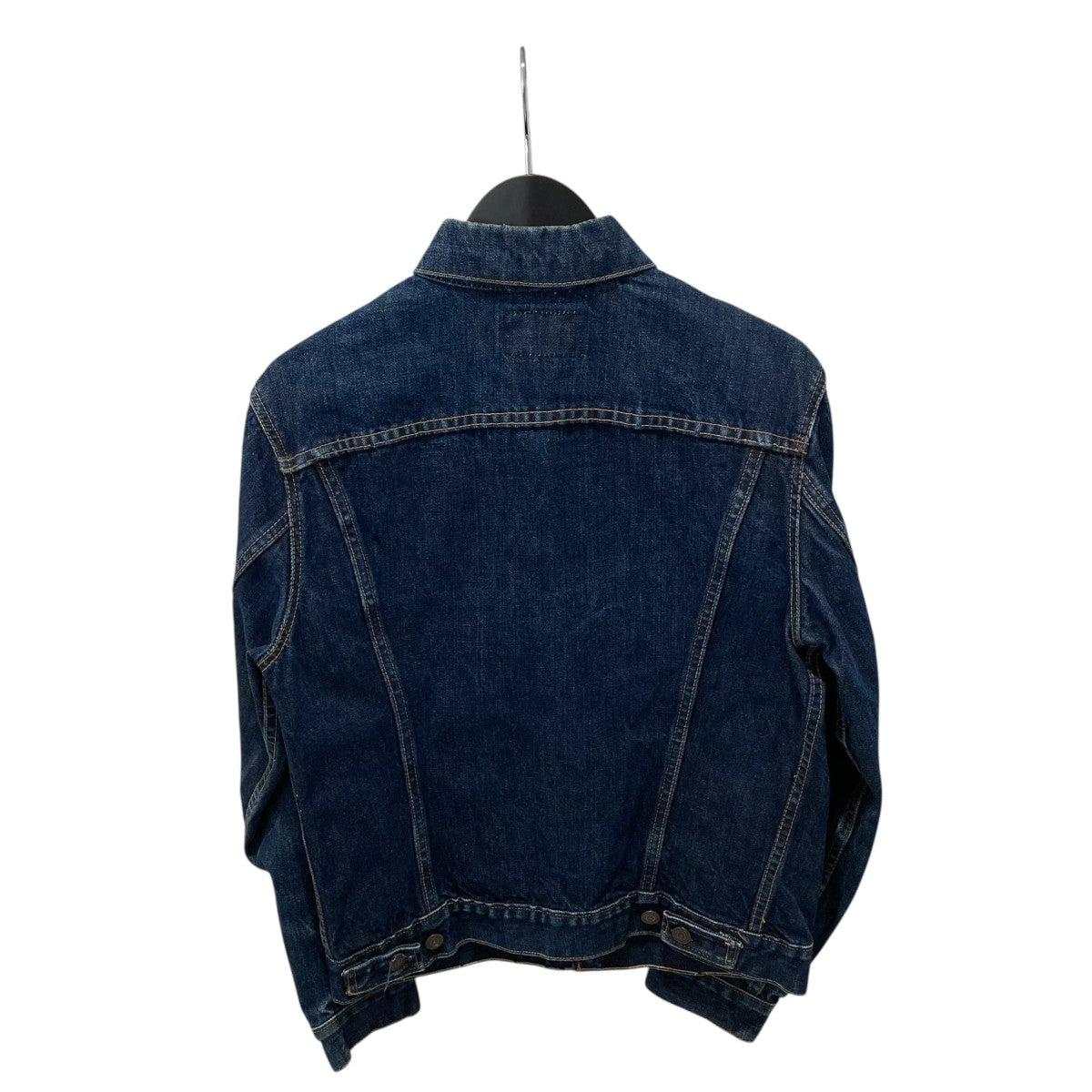 LEVI’S 70s 70505 BIGE ボタン裏525 イエローステッチ混デニムジャケット 古着・中古-2枚目のアイテム画像