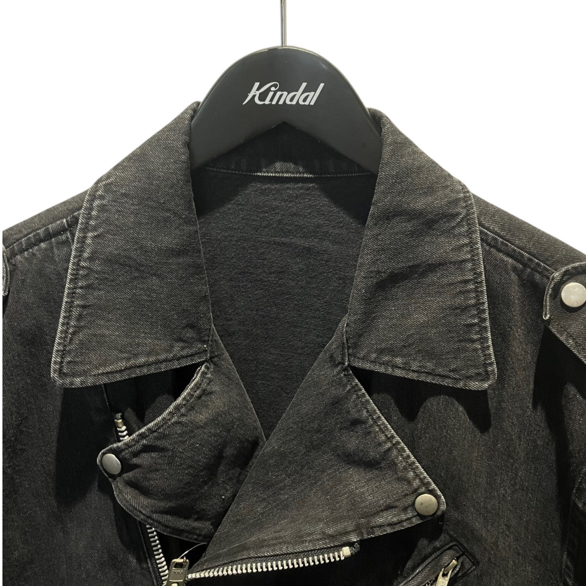 LIMI feu(リミフゥ) Dept Denim Sleeveless Riders Jacketデニムベスト