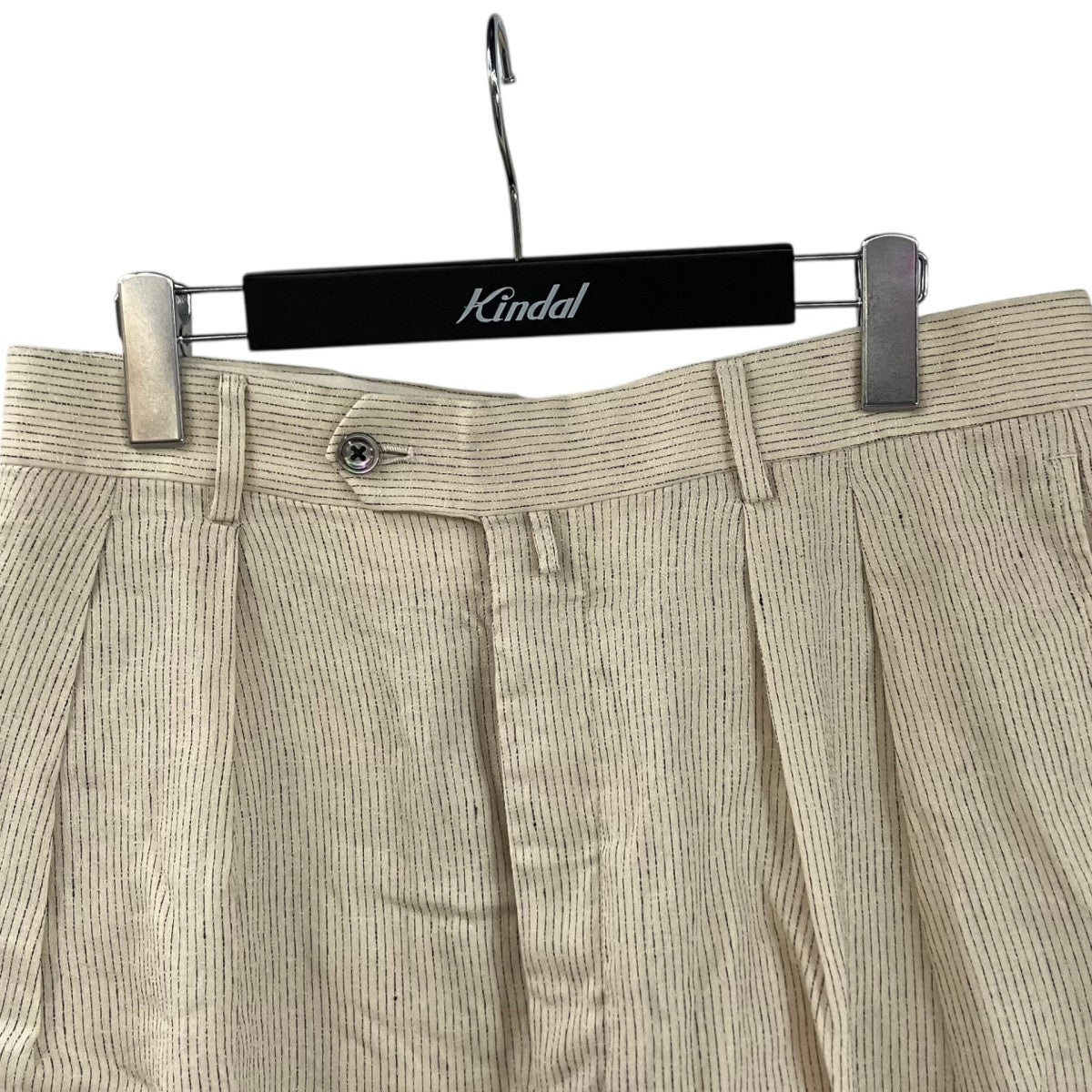 NEAT SICILIAN LINEN STRIPE Wide Type1リネンパンツ 古着・中古-3枚目のアイテム画像