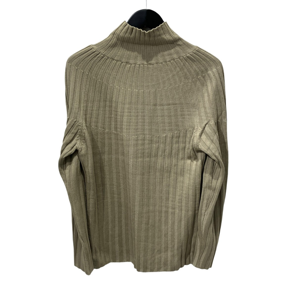 LAMB WOOL WIDE RIB KNIT TURTLE NECKハイネックニットA21AT02LW