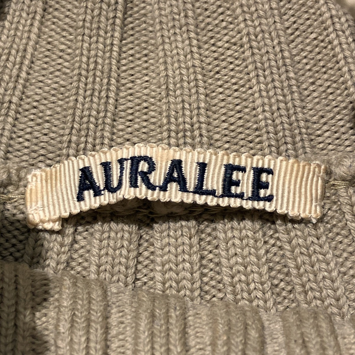 LAMB WOOL WIDE RIB KNIT TURTLE NECKハイネックニットA21AT02LW