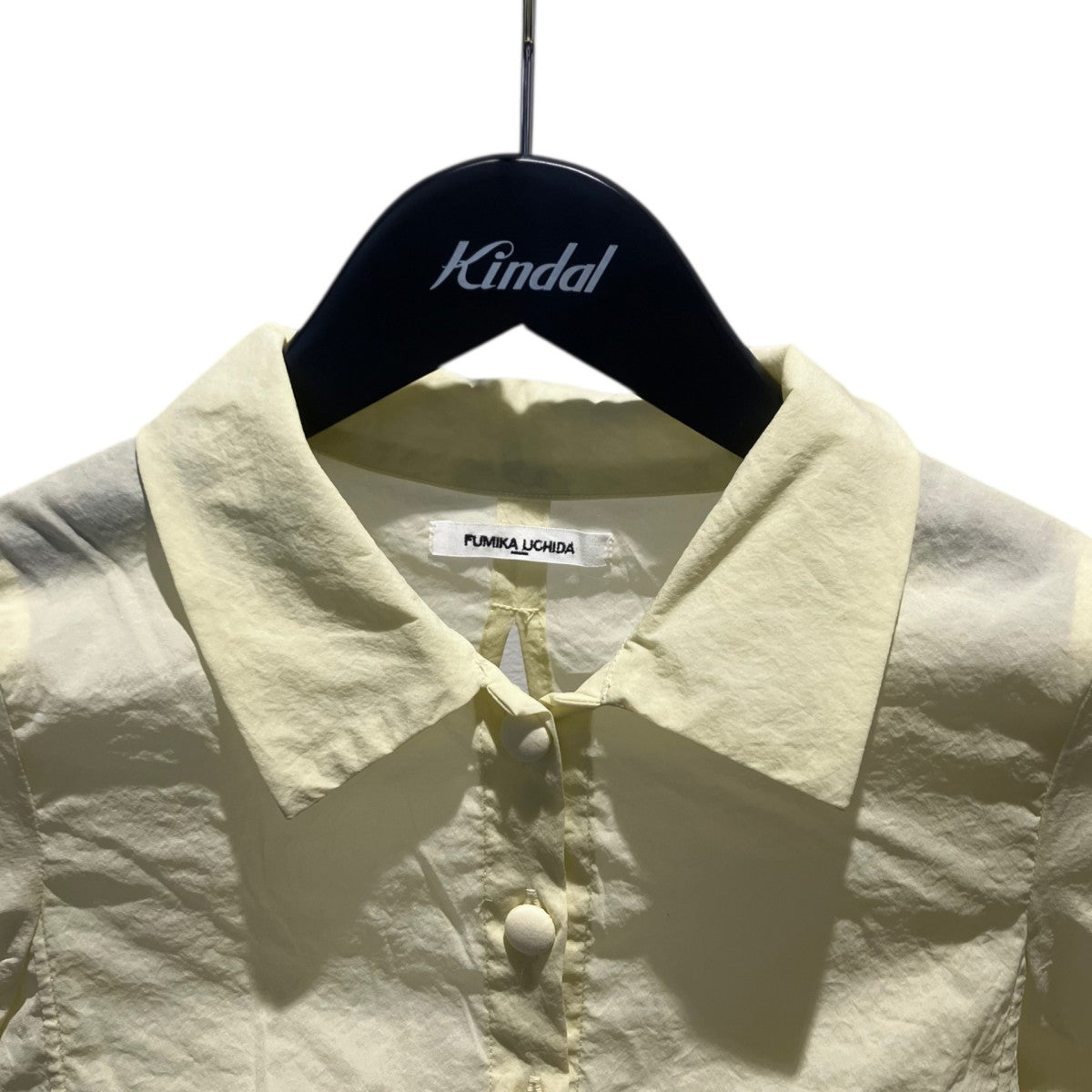 FUMIKA UCHIDA FU-T-TP010 Stretch Taffeta Layered Bra Top Shirtブラウス、 古着・中古-3枚目のアイテム画像