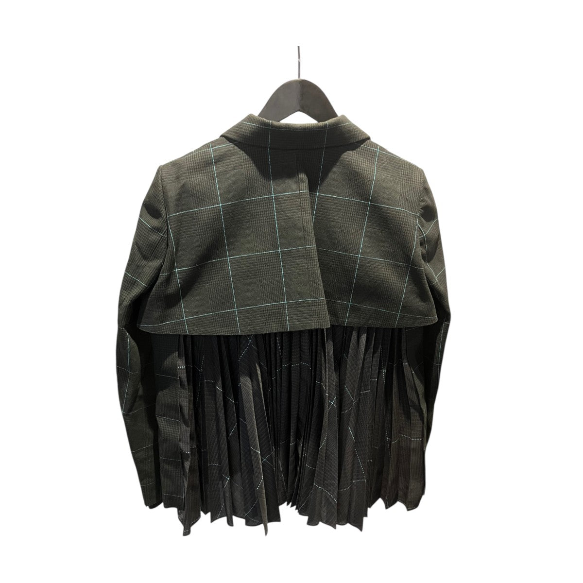 sacai(サカイ) 21-05446 グレンチェック バックプリーツダブル