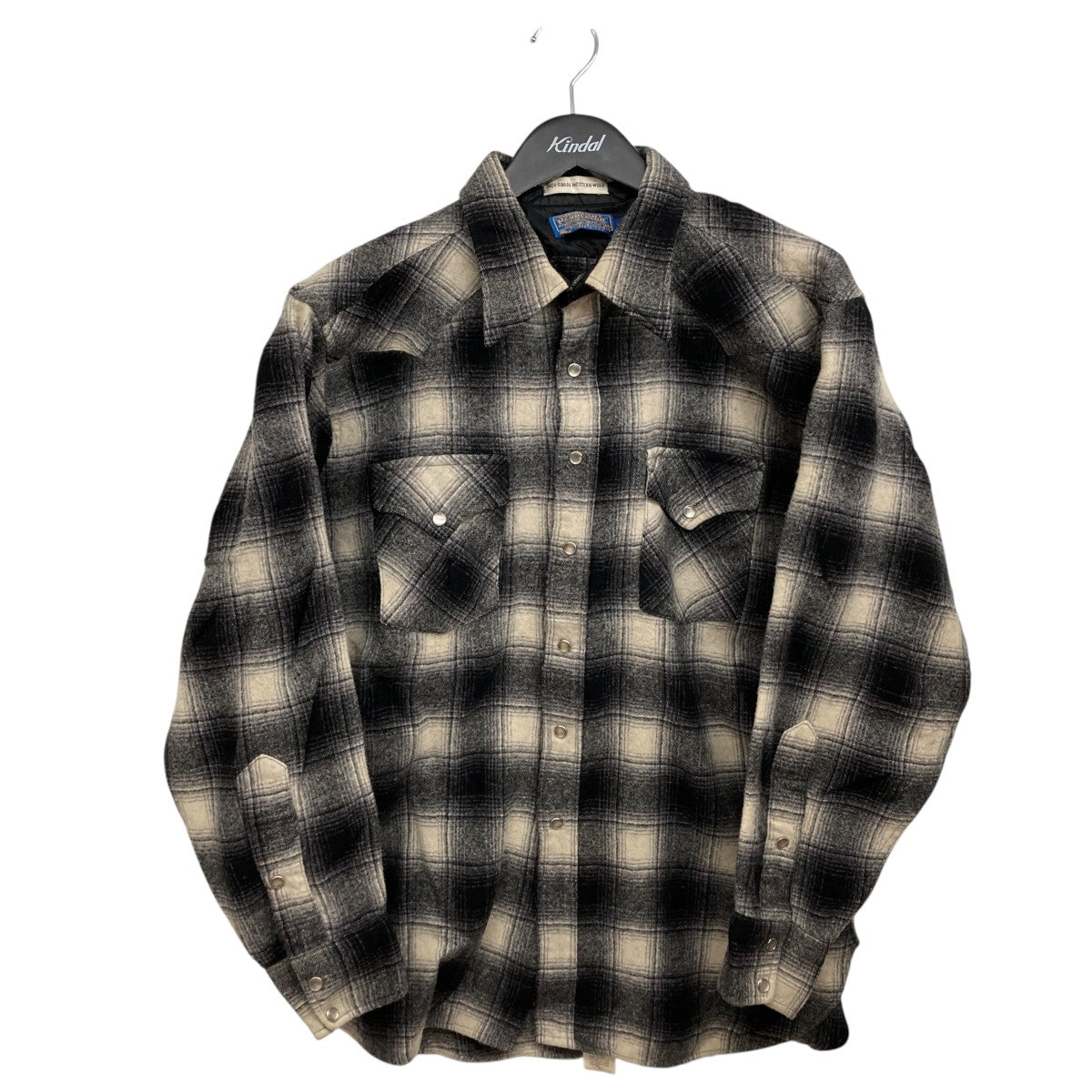 70s VINTAGE WOOL SHIRTSチェックシャツ
