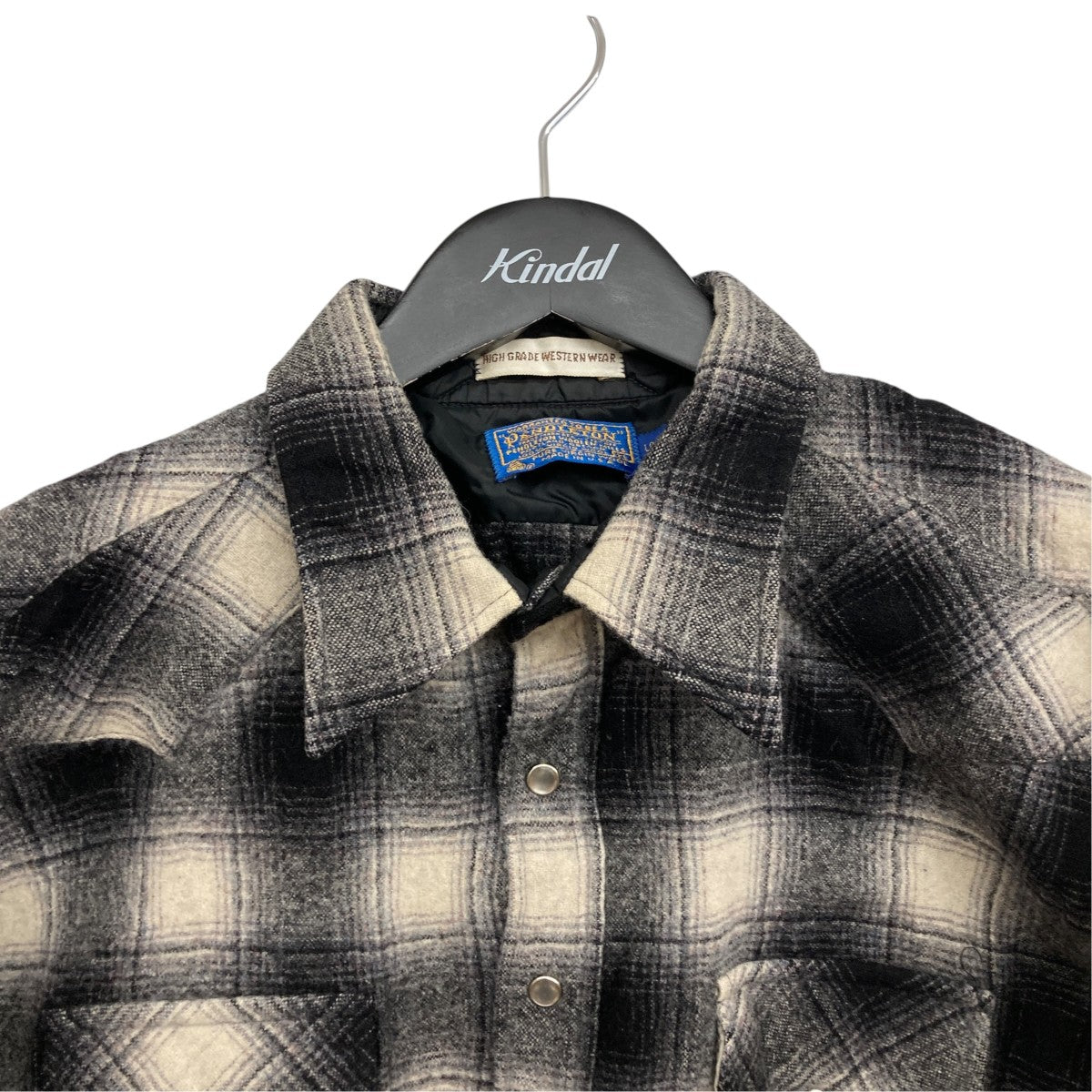 70s VINTAGE WOOL SHIRTSチェックシャツ
