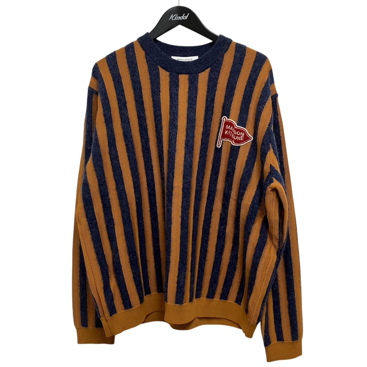 STRIPED COMFORT JUMPER長袖ニットLM00802KT1086