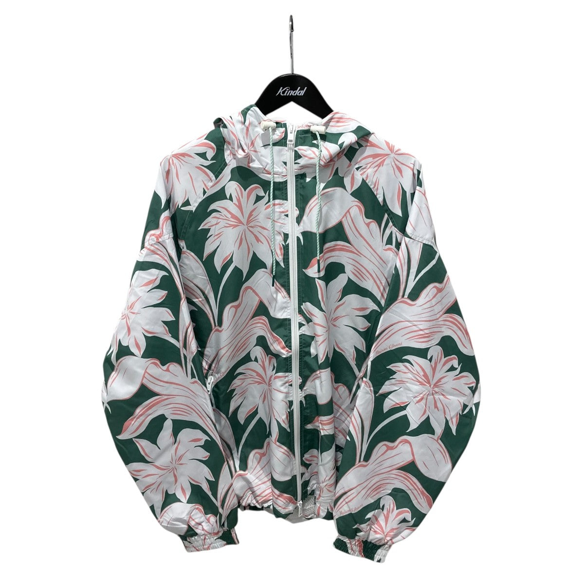 MAISON KITSUNE 23SSFLOWER PRINT WINDBREAKERジップパーカーKM02234WQ4012 古着・中古-1枚目のアイテム画像