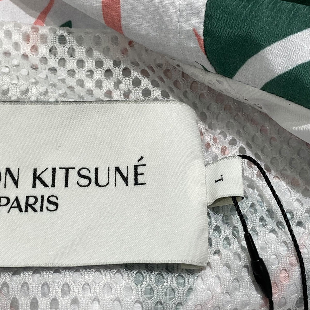 MAISON KITSUNE 23SSFLOWER PRINT WINDBREAKERジップパーカーKM02234WQ4012 古着・中古-5枚目のアイテム画像