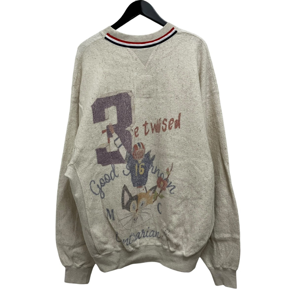 25AWGraffiti Wool Sweat Shirt Ver，Ridawo厚手ニットSW-SV-NGA-1007