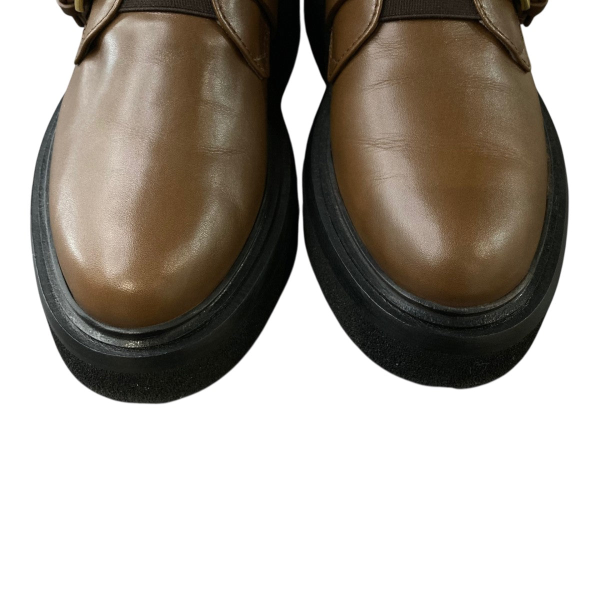 MaxMara URBANMONKSTRAPレザーシューズモンクストラップシューズ14-52-60534 古着・中古-3枚目のアイテム画像